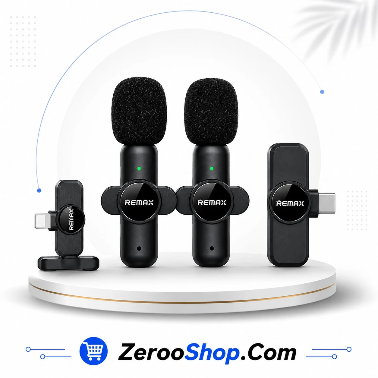 K10 Wireless Clip-On Microphone | Dual Mic for Type-C & iPhone