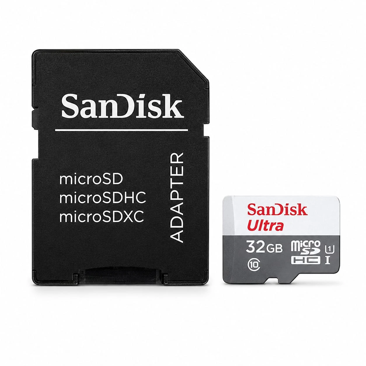 SanDisk Ultra 32GB microSDHC UHS-I Card With An SD Adapter