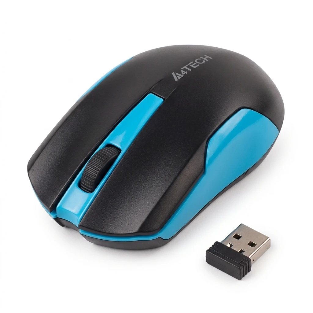A4Tech G3-200N 2.4GHz Wireless Mouse | V-Track Sensor, Nano Receiver, 1000 DPI